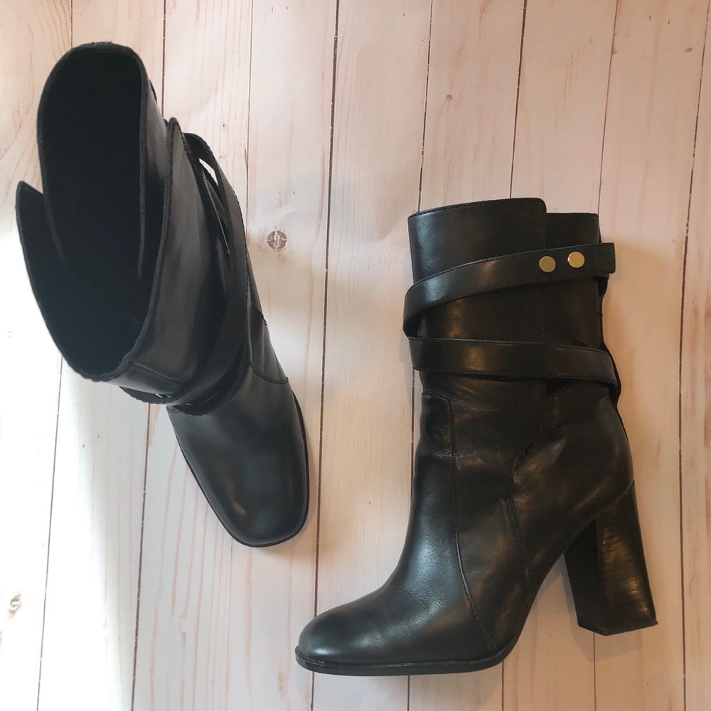 DVF Diane Von Furstenberg Black Boots